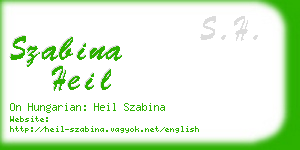 szabina heil business card